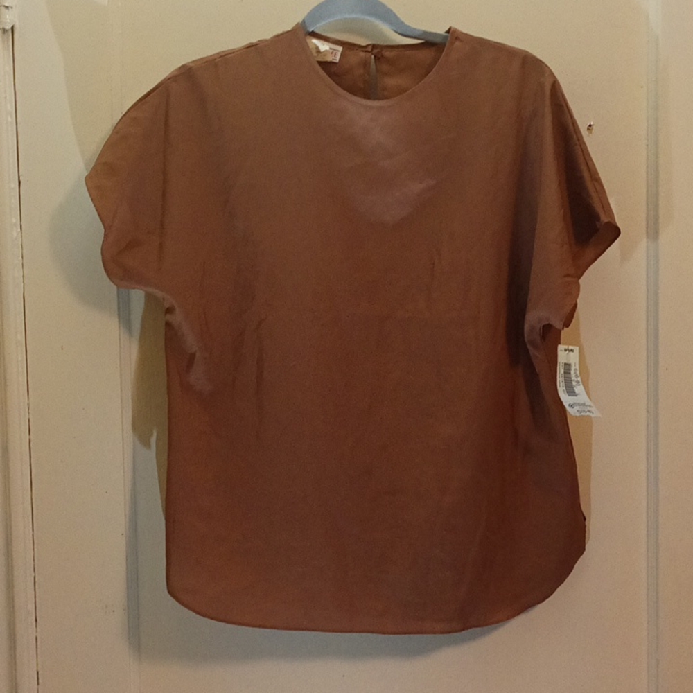 Lauren Lee brown blouse size small